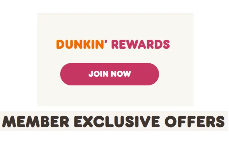 Dunkin' Rewards Program complete details